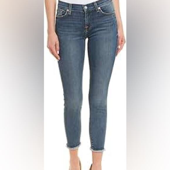 7FAM Ankle Gwenevere size 26 with raw hem - Picture 1 of 9